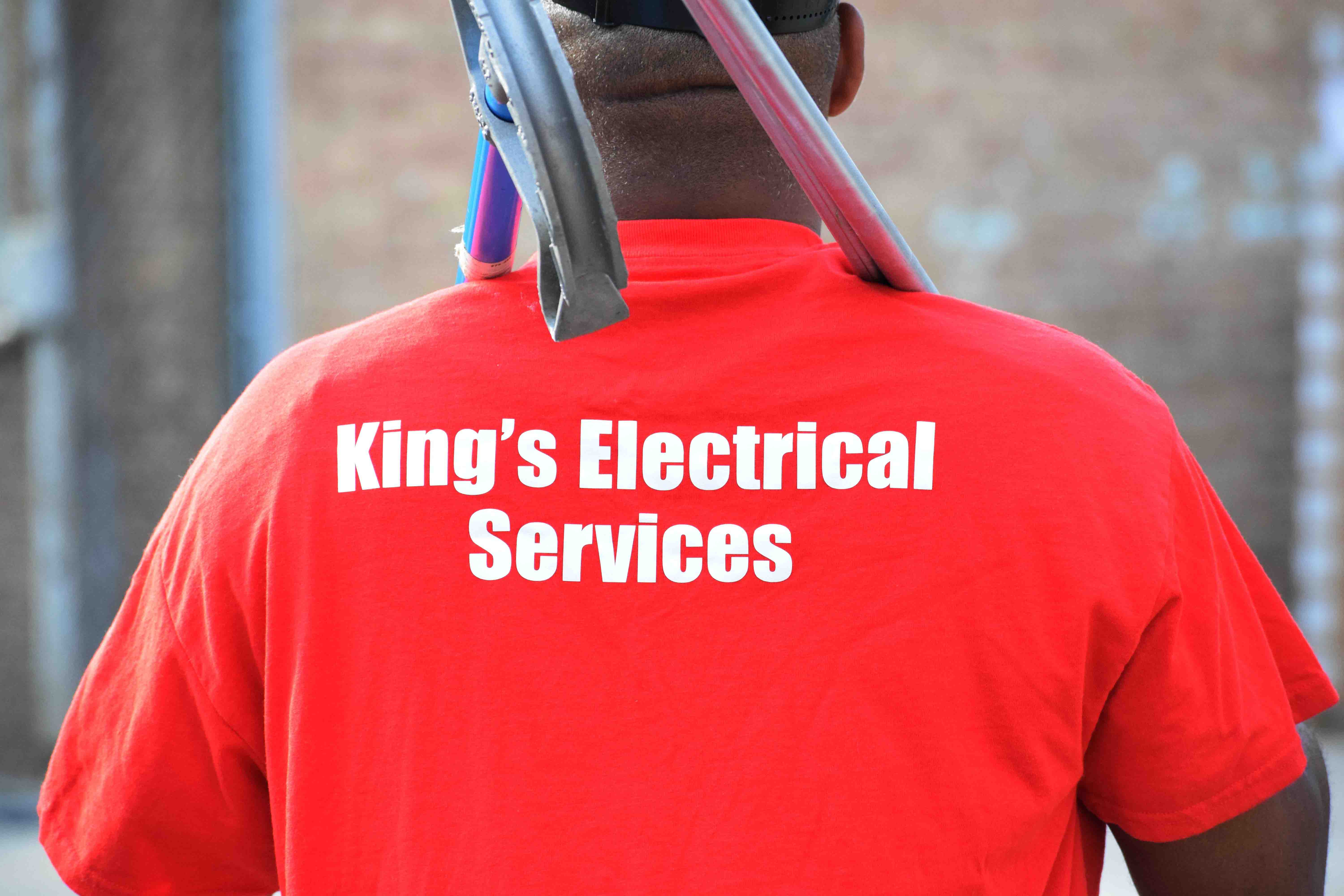 kings electric employee working